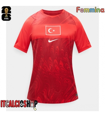 Turchia Prima Maglia Femmina Mondiali 2026 Manica Corta